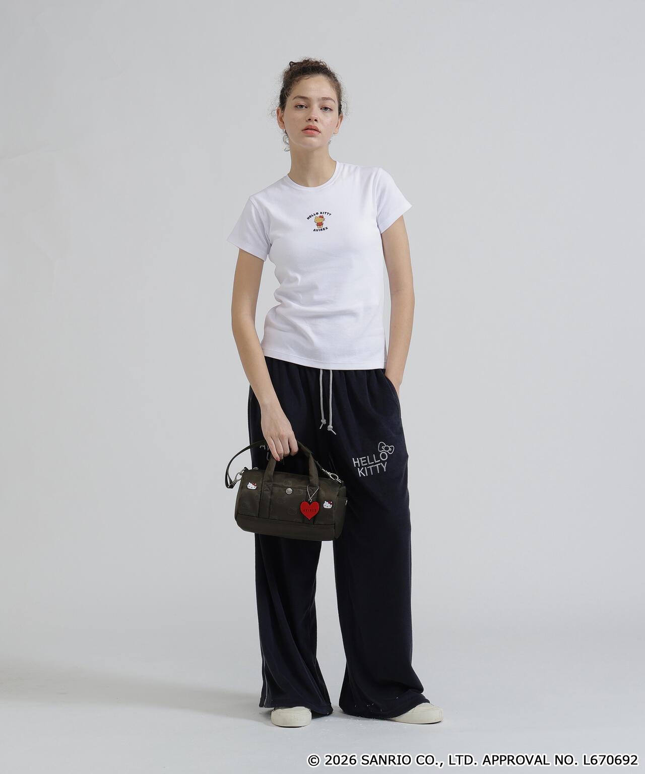 HELLO KITTY(凱蒂貓) 圓筒包 MINI DUFFLE BAG