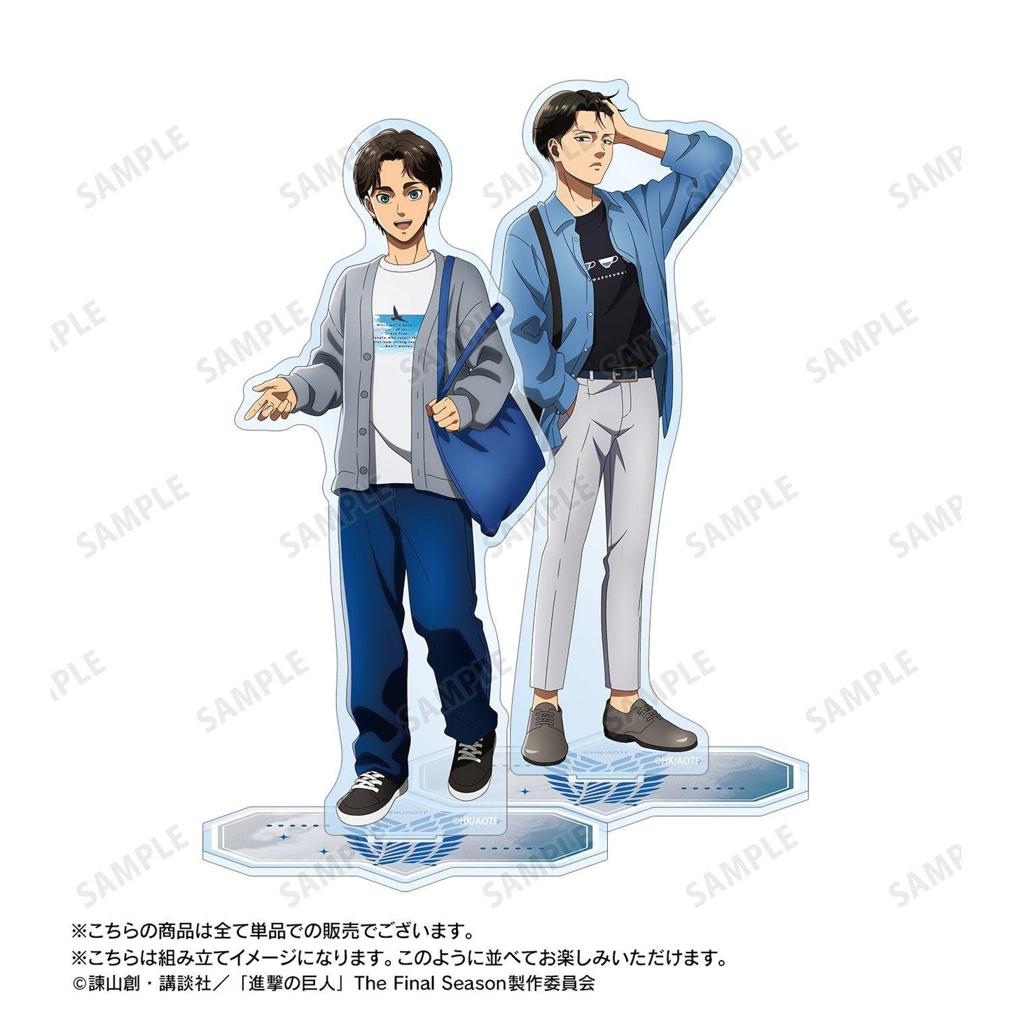 《進擊的巨人》(進擊的巨人) 第二彈 ハンジ 亞克力立牌 BIG シミラールックver.