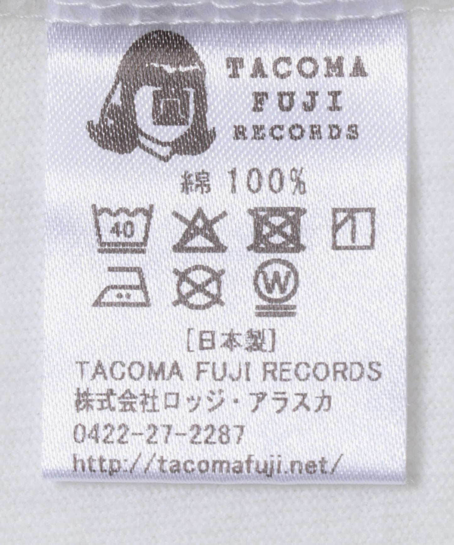 TACOMA FUJI RECORDS GOOD BEER 字母印花 T恤