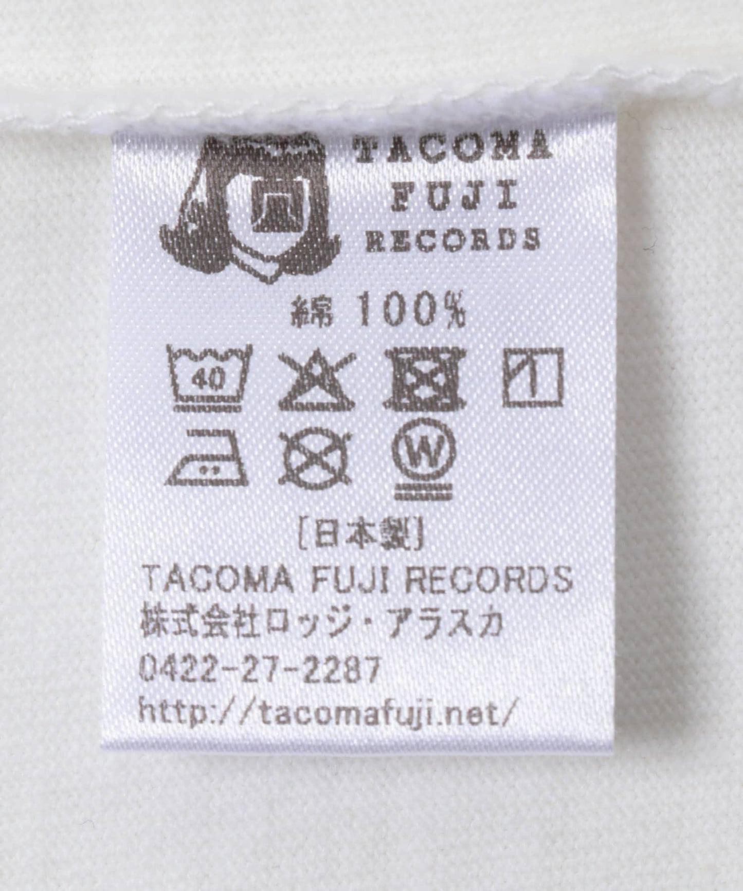 TACOMA FUJI RECORDS TACOMA OF NOISE T-shirts T恤