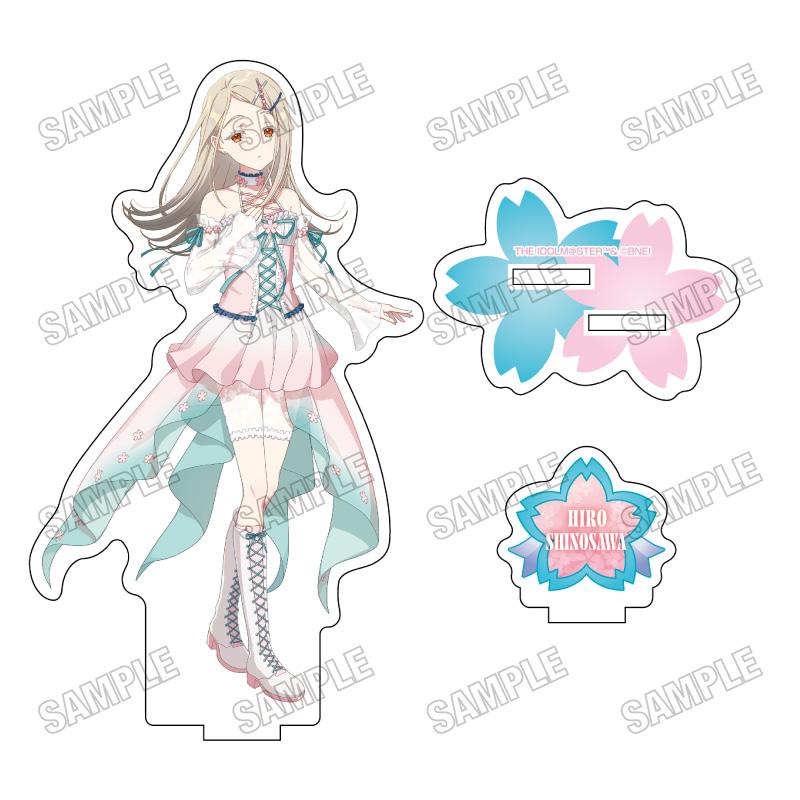 學園アイドルマスター(學園偶像大師) 新繪系列 篠澤広 亞克力立牌 櫻色ver. 9號款