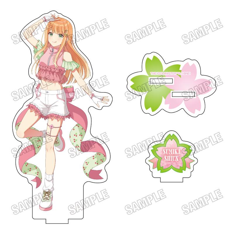 學園アイドルマスター(學園偶像大師) 全新繪製櫻色款 8 紫雲清夏 亞克力立牌