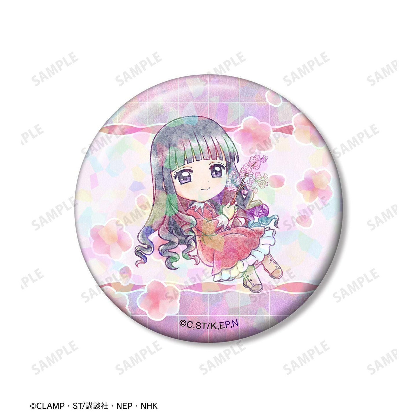 魔卡少女櫻CLEAR CARD篇(魔卡少女櫻CLEAR CARD篇) Q版系列 大道寺知世 全息徽章兩件套 大家旅行款