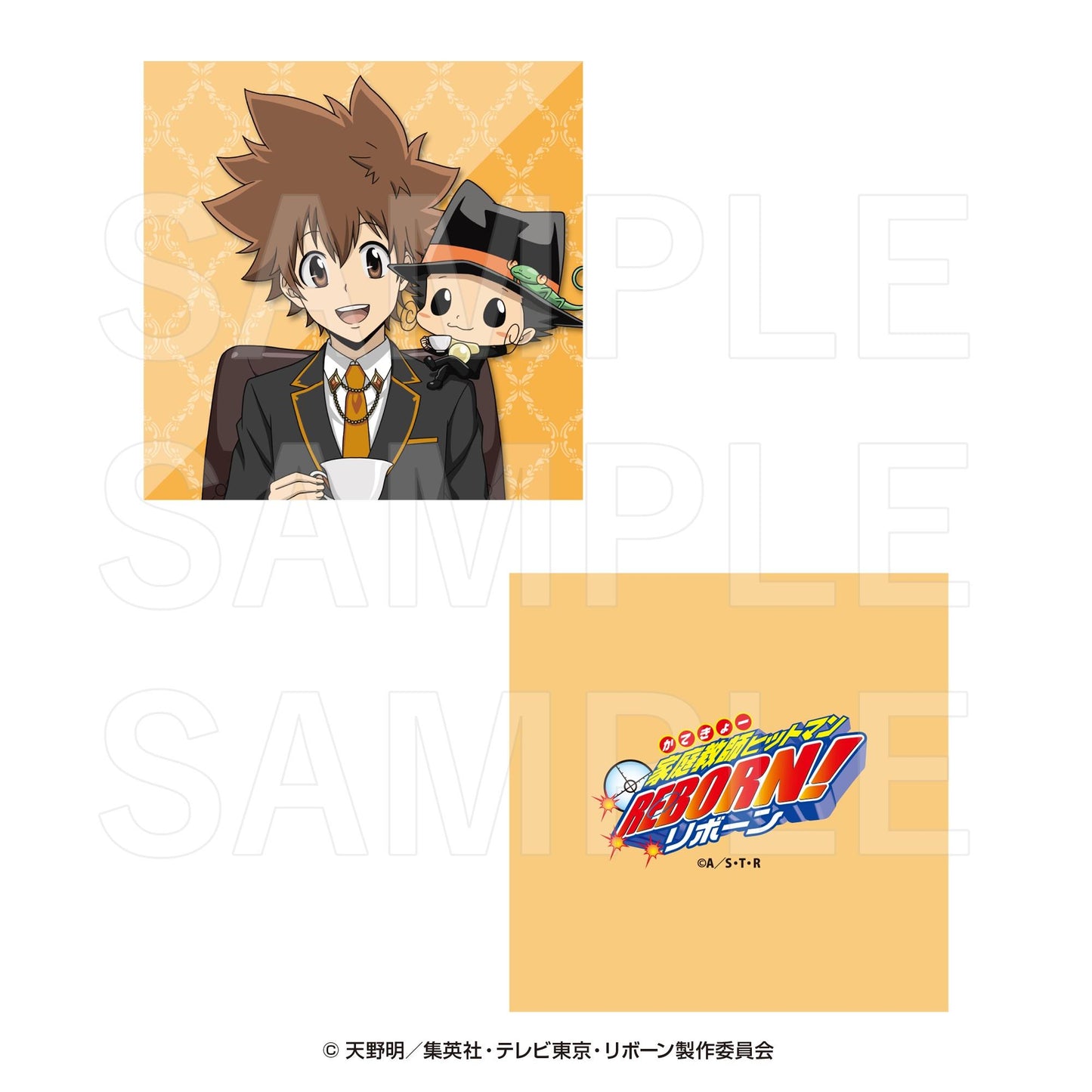 《家庭教師HITMAN REBORN!》(家庭教師REBORN!) リボーン&沢田綱吉 造型抱枕