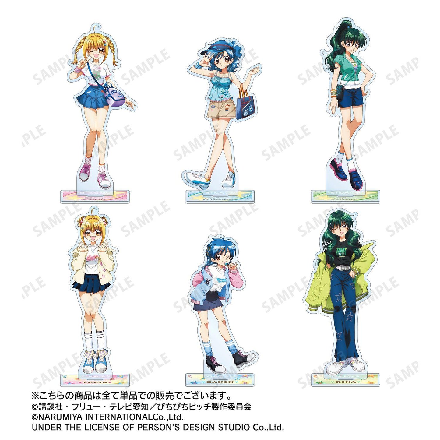 《人魚的旋律》(人魚的旋律) ANGEL BLUE聯名系列 七海るちあ 大號亞克力立牌 ver.A