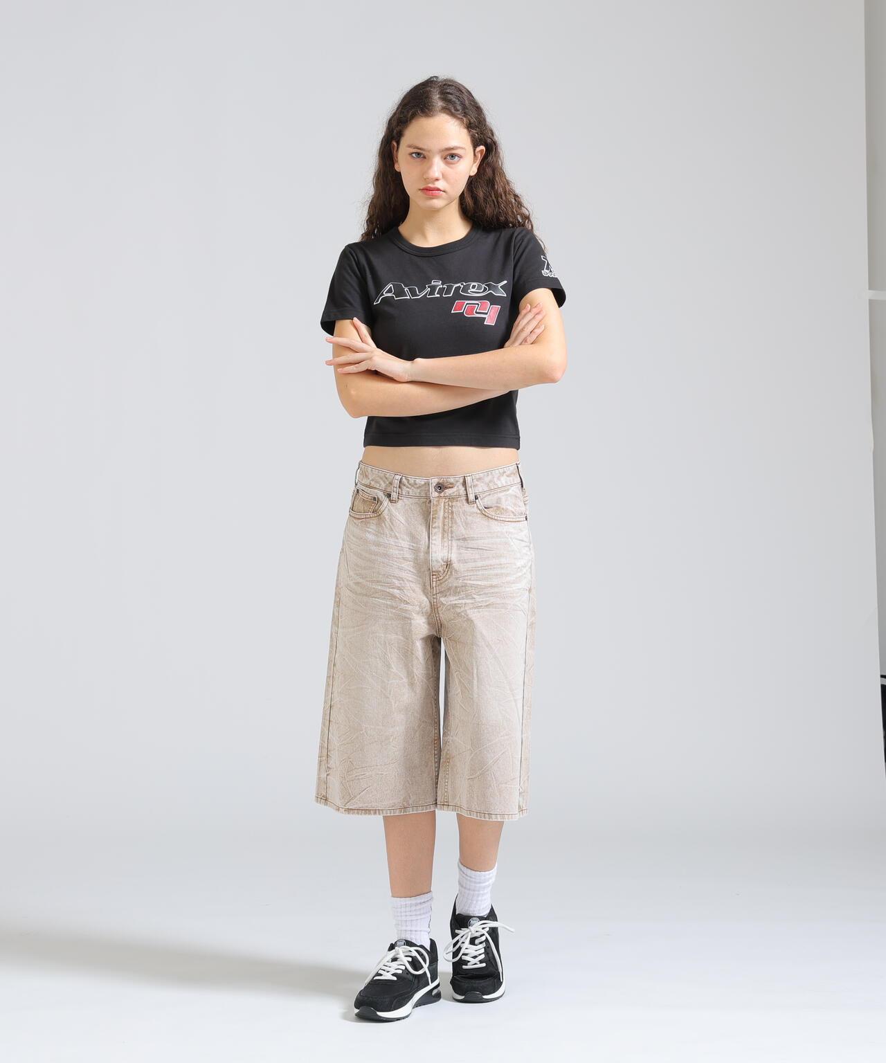 BERMUDA HALF DENIM PANTS 牛仔短褲