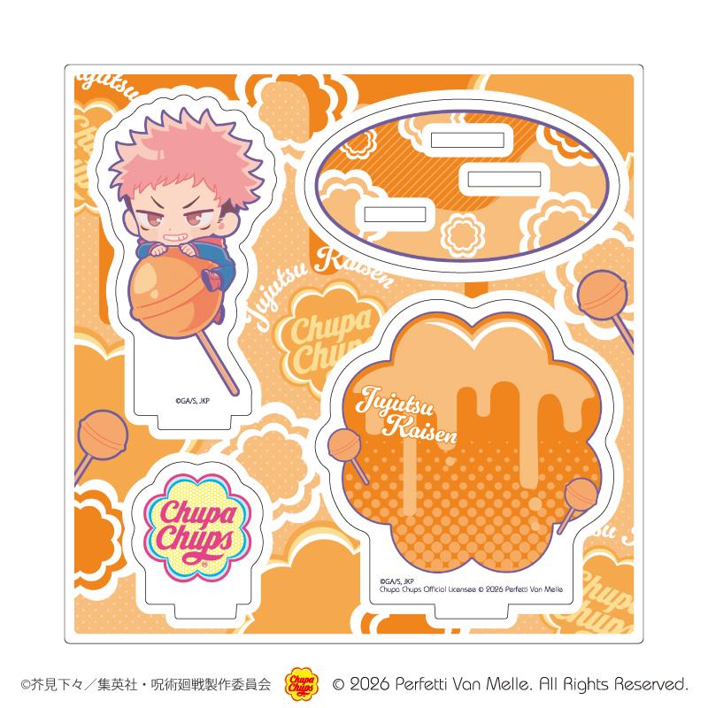《咒術回戰》×チュッパチャプス(咒術回戰×ChupaChups) 01 虎杖悠仁 亞克力站立板 合作插畫款