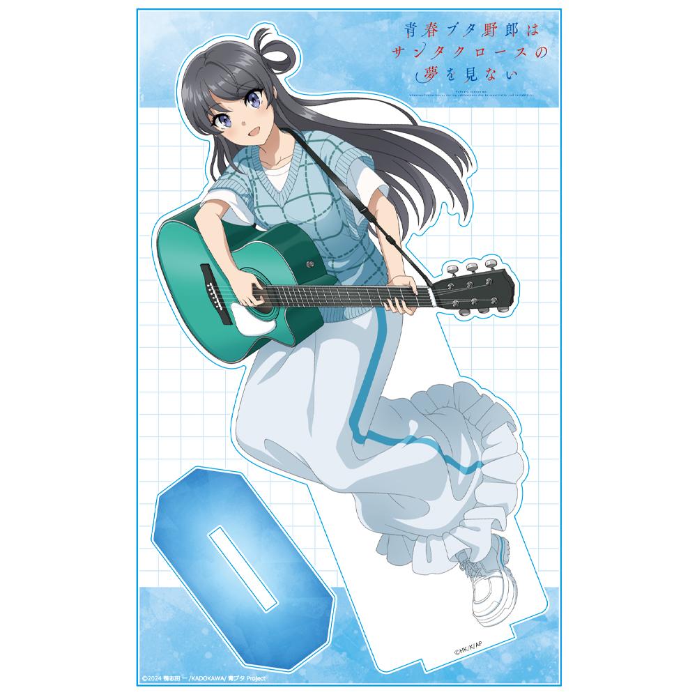 青春ブタ野郎はサンタクロースの夢を見ない(青春野狼不會夢到聖誕老人) 桜島麻衣 亞克力角色立牌 吉他女孩ver. 新繪製款