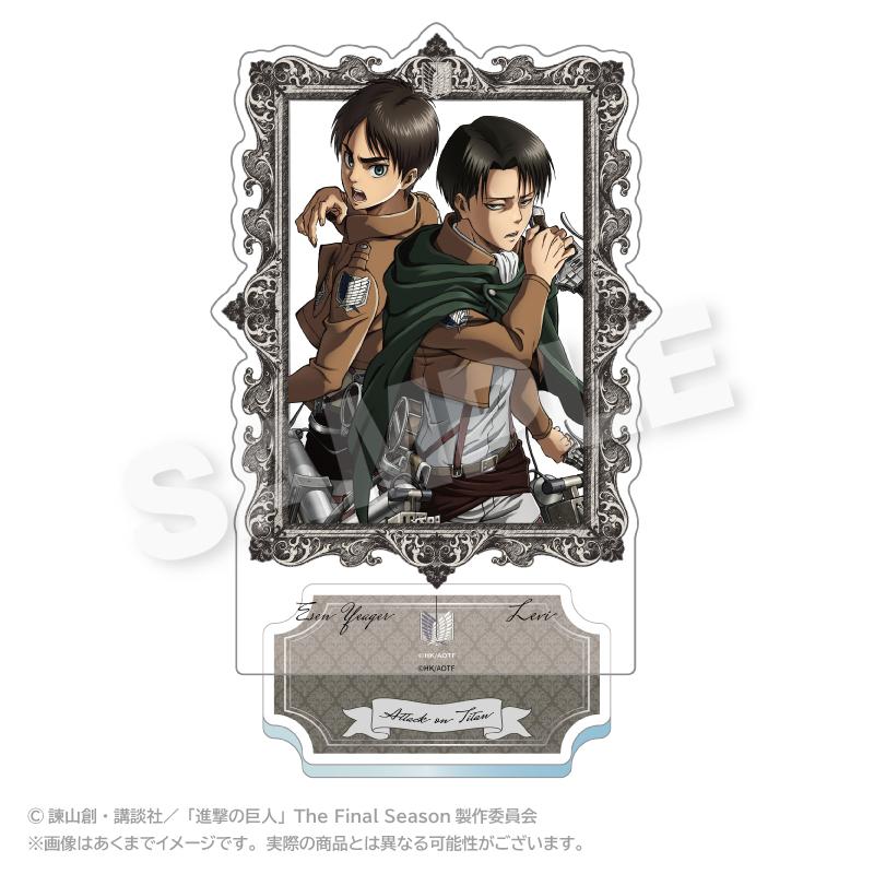 《進擊的巨人》(進擊的巨人) エレン&リヴァイ 相框亞克力立牌