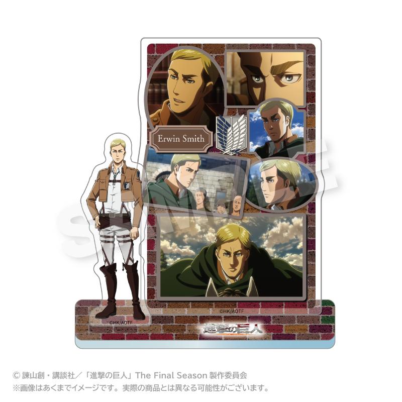 《進擊的巨人》(進擊的巨人) 紀念系列 エルヴィン・スミス 亞克力掛件