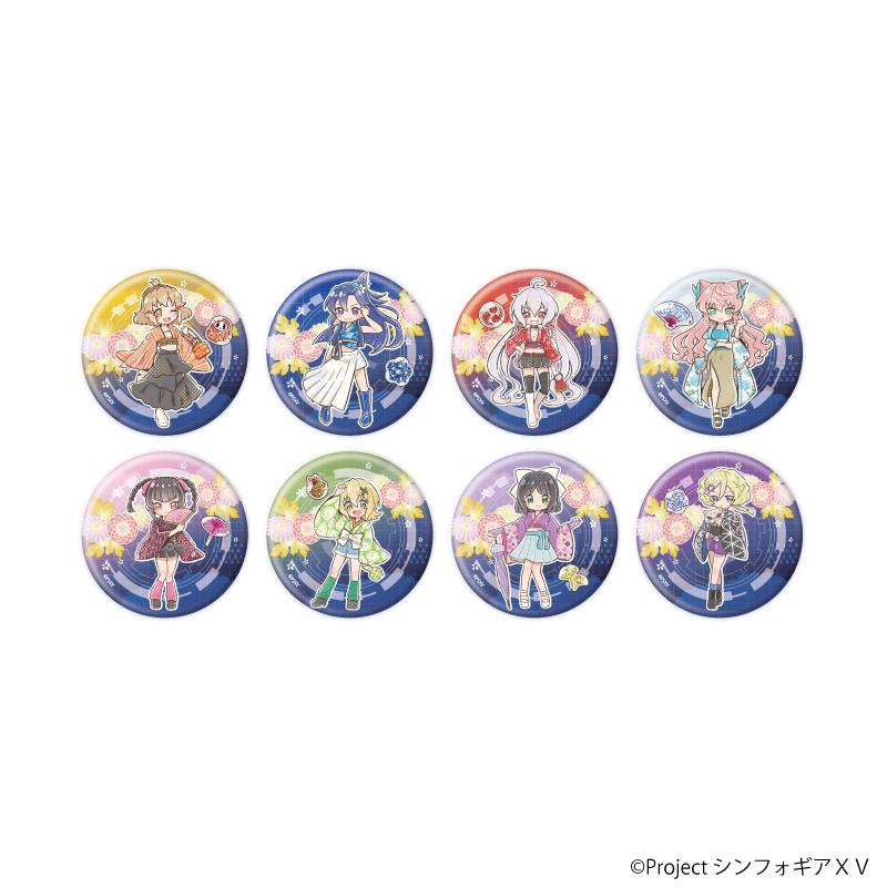 《戰姬絕唱Symphogear》XV(戰姬絕唱Symphogear XV) GraffArt系列 第31彈 著物×Y2K Ver. 徽章套裝 コンプリートセット/8個入り