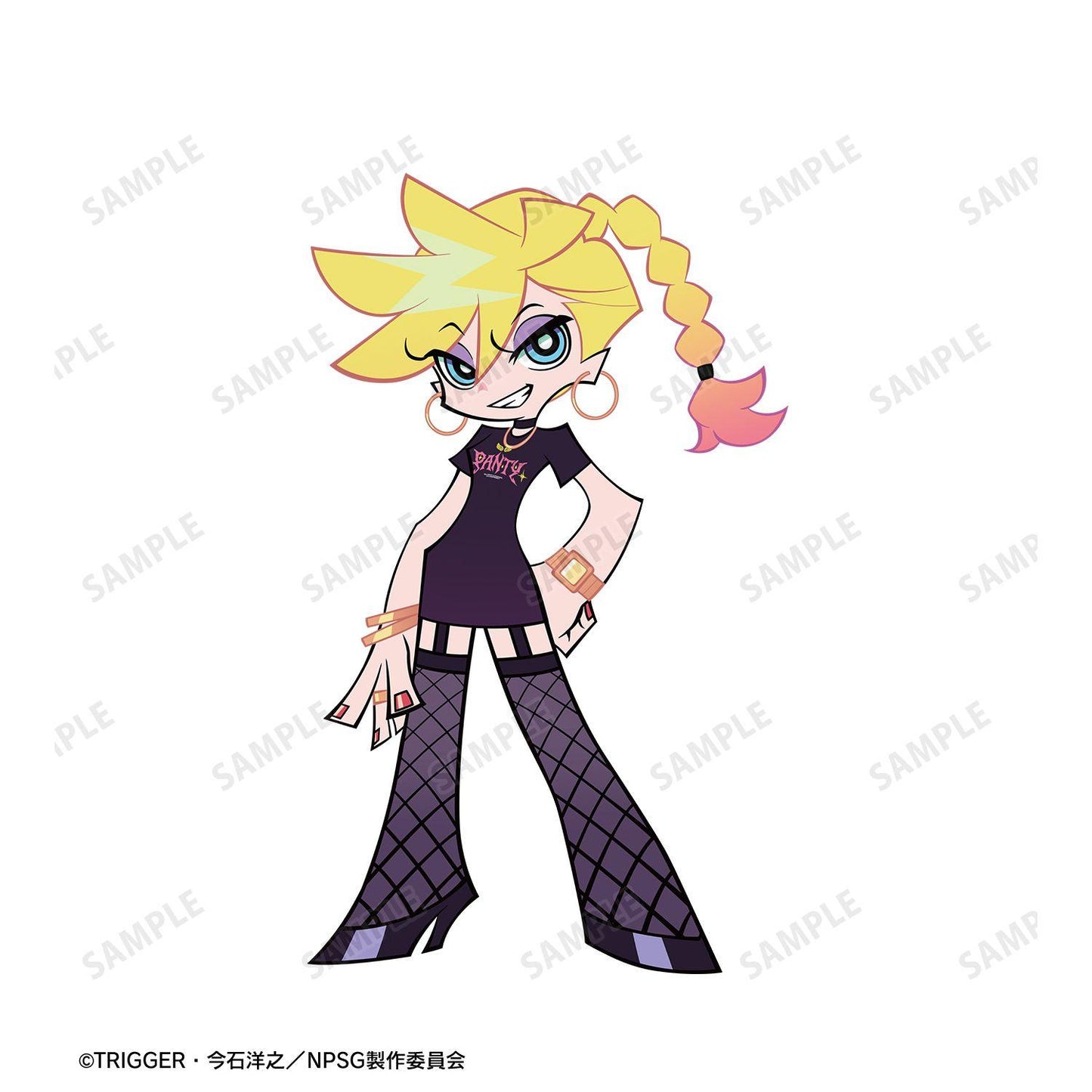 New PANTY & STOCKING with GARTERBELT(吊帶襪天使) パンティ Model ver. 寬鬆T恤 B款