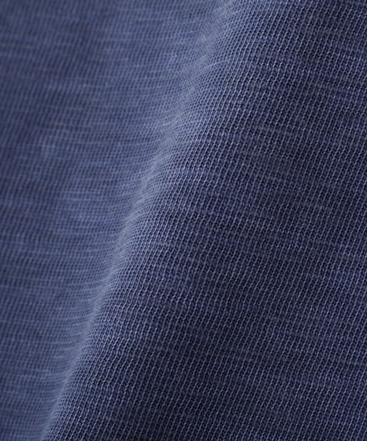 SLUB HENLEY T-SHIRT 竹節面料 Henley T恤