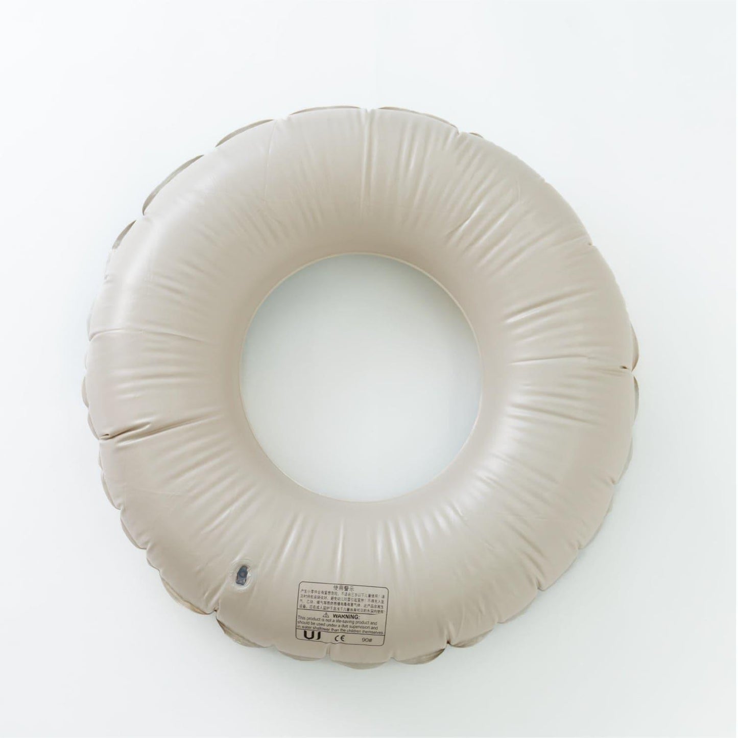條紋設計 帶手柄 90cm 泳圈