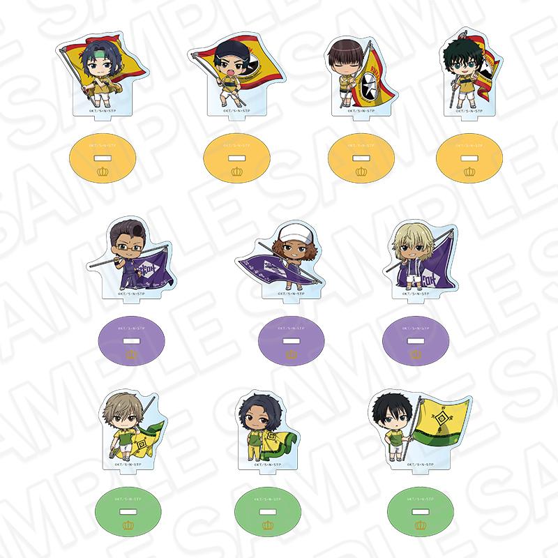 《新網球王子》(新網球王子) ミニキャラ ver C flag 迷你亞克力立牌 完整套裝