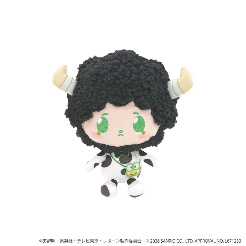 家庭教師HITMAN REBORN!(家庭教師REBORN) SANRIO CHARACTERS(三麗鷗角色) ランボ×けろけろけろっぴ 毛絨玩偶 08款