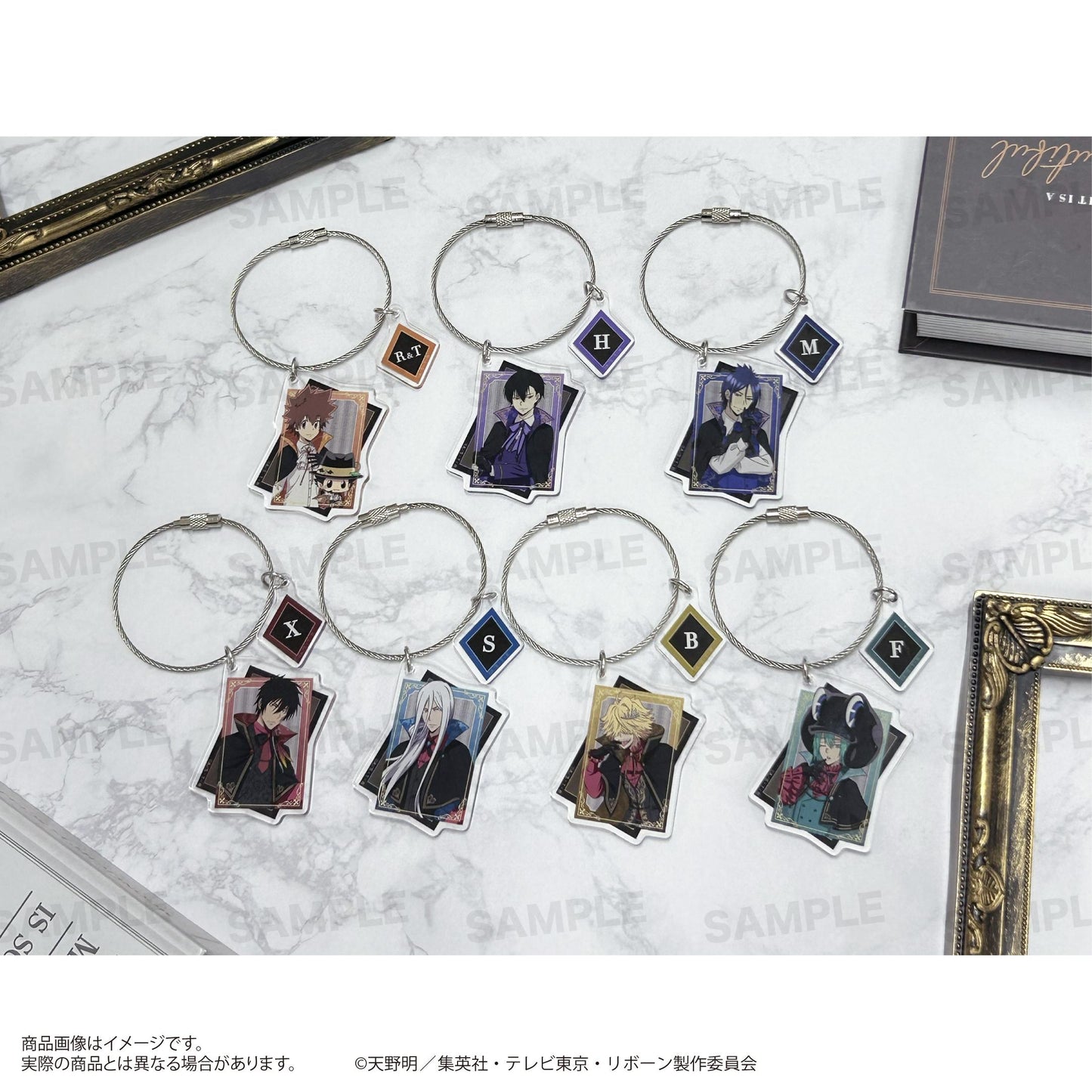 《家庭教師HITMAN REBORN!》(家庭教師HITMAN REBORN!) リボーン&沢田綱吉 壓克力鑰匙扣 Vampire ver.