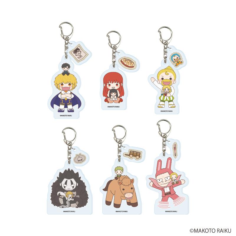 金色のガッシュ!!(金色的卡修!!) 軟萌繪系列 亞克力鑰匙扣 01 完整套裝 全6款 B款 6件入