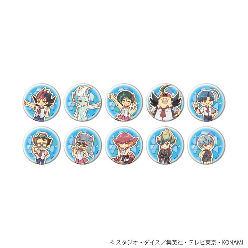 遊☆戱☆王ZEXAL(遊戲王ZEXAL) 復古藝術插畫徽章套裝 10款全套 【コンプリートセット/10個入り】