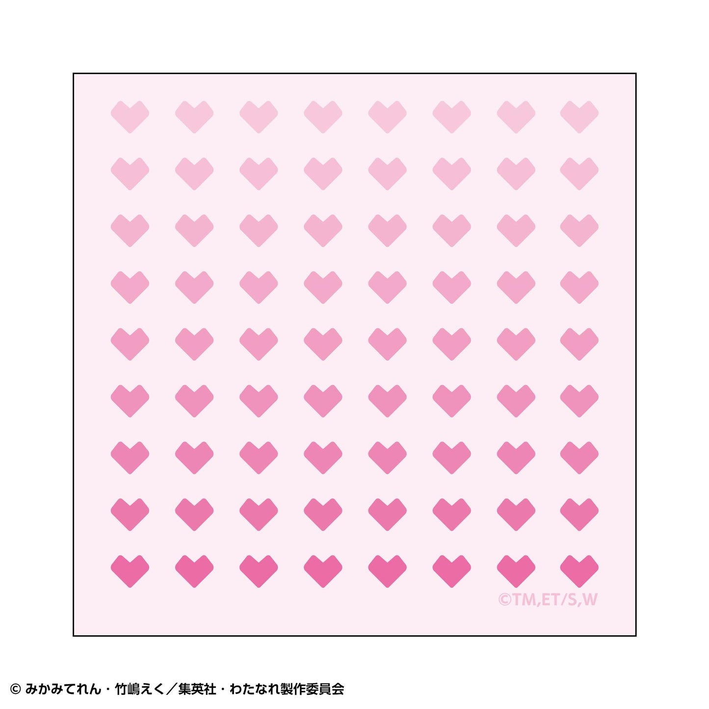 わたしが戀人になれるわけないじゃん、ムリムリ!(※ムリじゃなかった!?)(我怎麼可能成為你的戀人,不可能不可能!) 迷你毛巾 心形圖案ver.