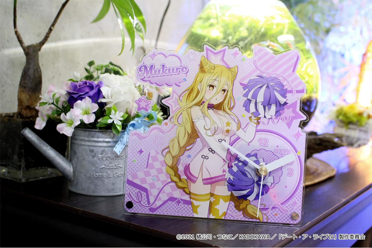 デート・ア・ライブⅣ_描き下ろし アクリル置時計【星宮六喰】チアガール