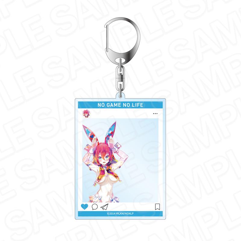 ノーゲーム・ノーライフ_SNS風アクリルキーホルダー PALE TONE series ステファニー・ドーラ サイバーバニー ver.