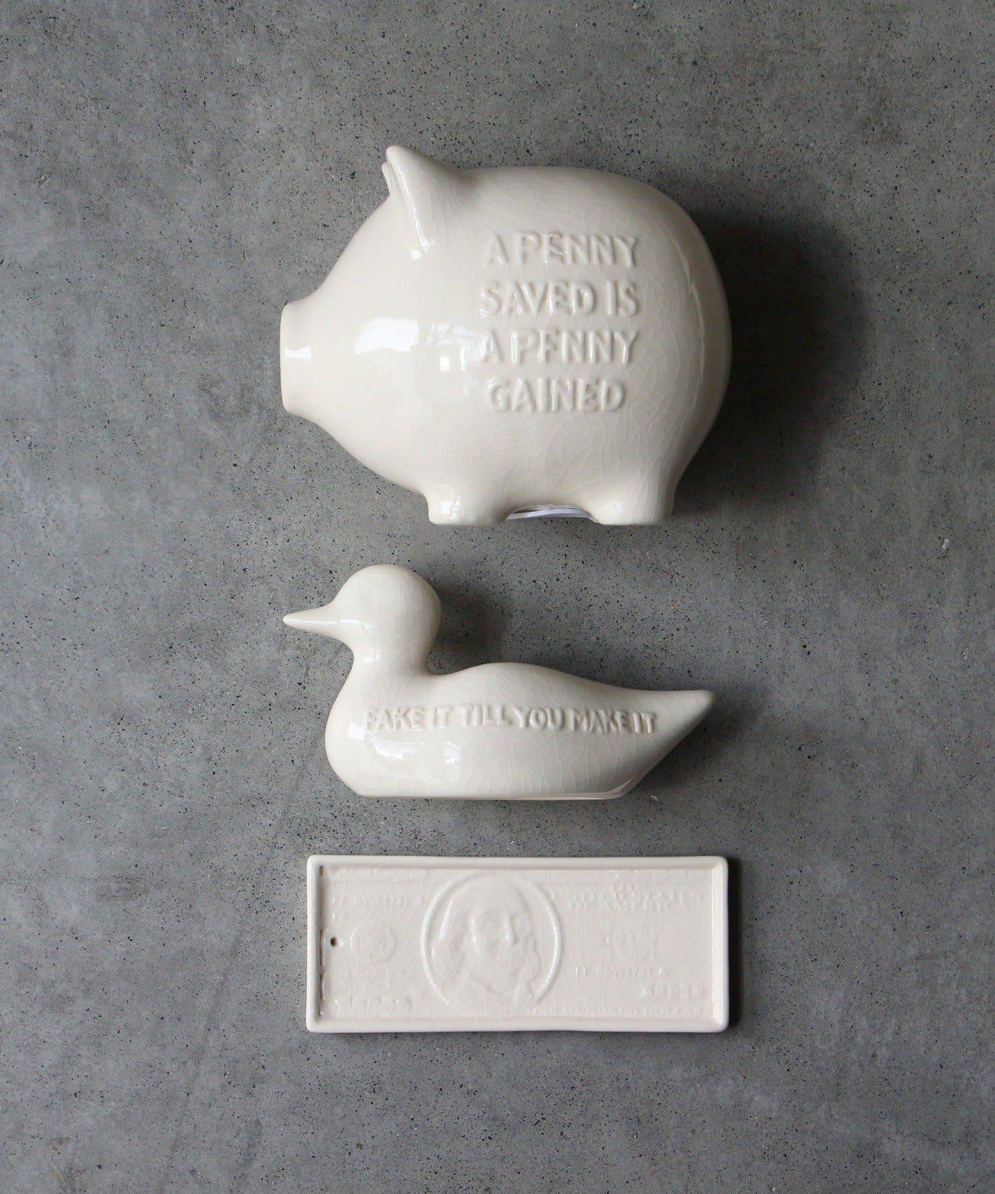 CRACKLE DECOY BANK 復古鴨子存錢罐