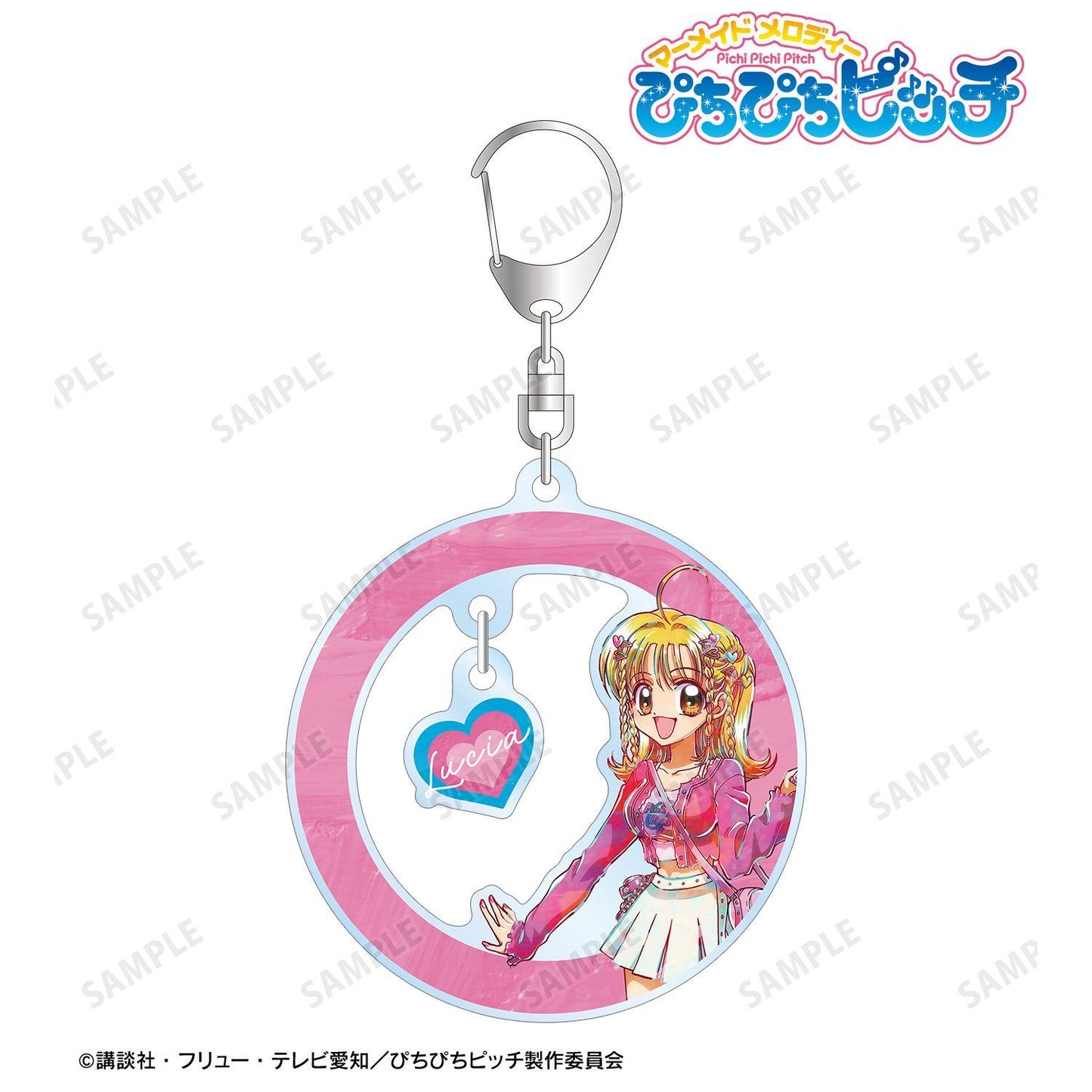 ぴちぴちピッチ_描き下ろし 七海 るちあ Y2Kファッションver. Ani-Art ゆらゆらアクリルキーホルダー