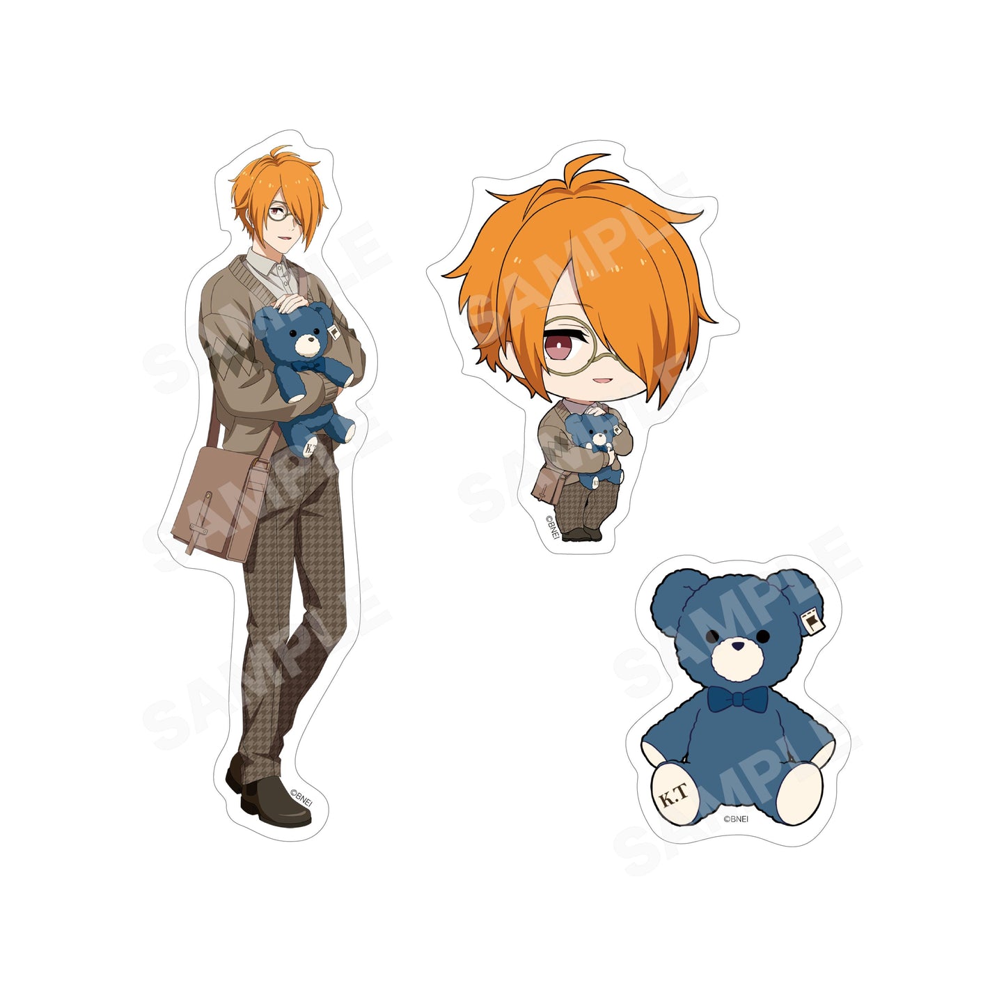アイドルマスター SideM_Teddy's Collection ステッカー(3枚セット) /05 九十九一希