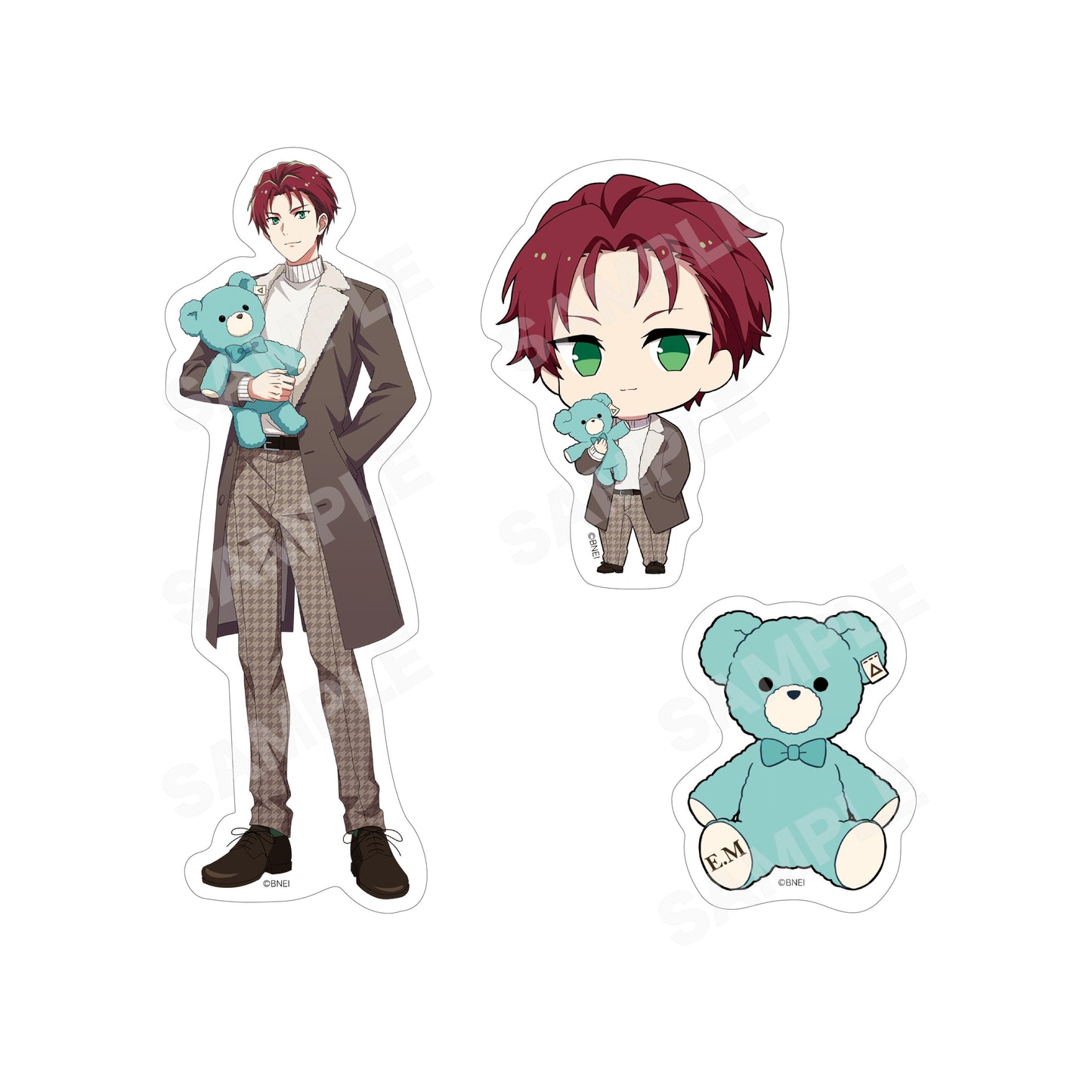 アイドルマスター SideM_Teddy's Collection ステッカー(3枚セット) /08 眉見鋭心