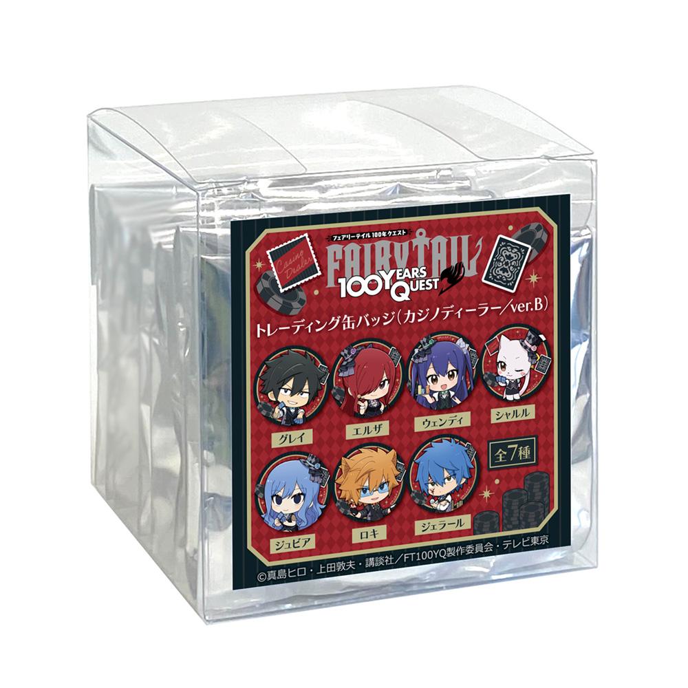 FAIRY TAIL 100年クエスト_トレーディング缶バッジ(カジノディーラー/ver.B) 【BOX/7個入り】