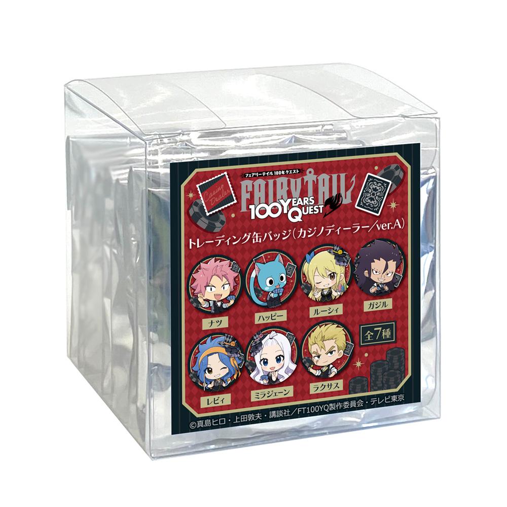 FAIRY TAIL 100年クエスト_トレーディング缶バッジ(カジノディーラー/ver.A) 【BOX/7個入り】