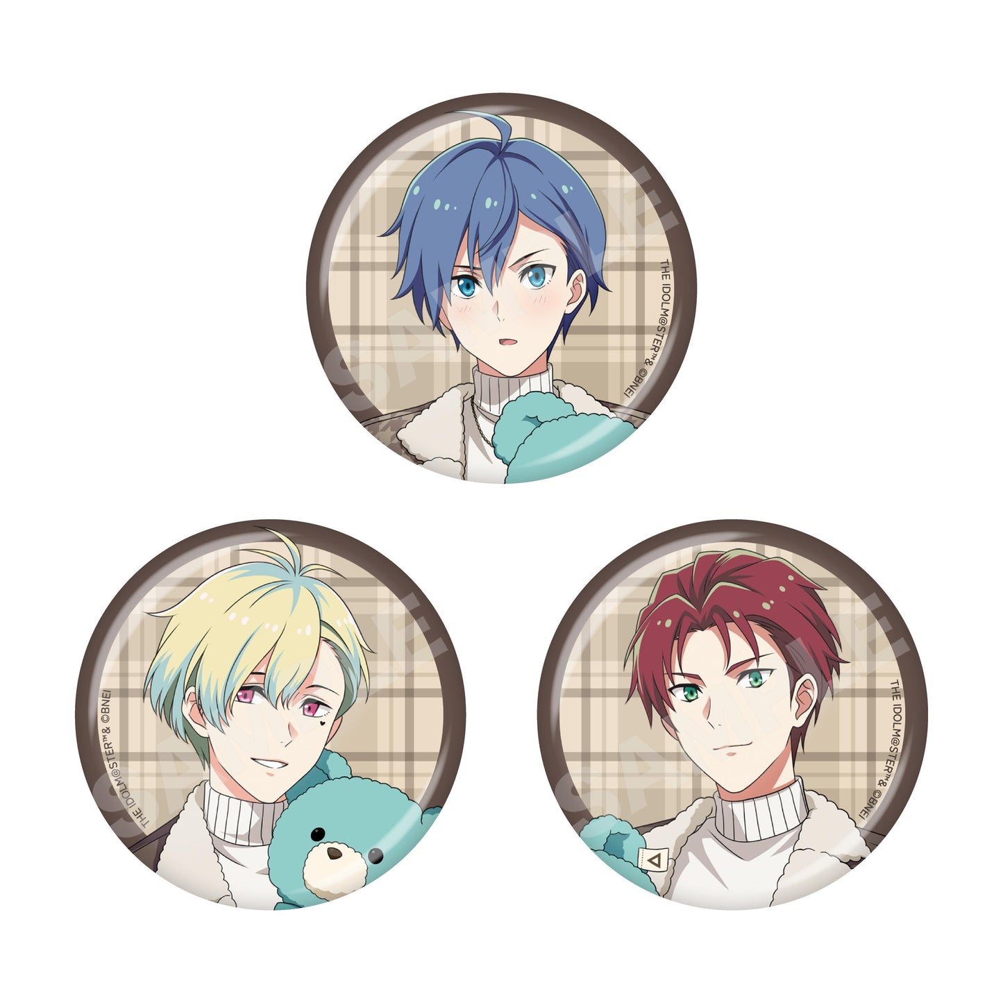 アイドルマスター SideM_Teddy's Collection 缶バッジ /01 【コンプリートBOX/8個入り】