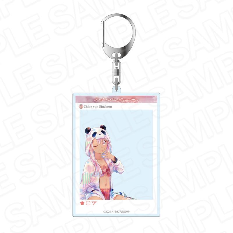 劇場版Fate/kaleid liner プリズマ☆イリヤ Licht名前の無い少女 SNS風亞克力鑰匙扣 PALE TONE series クロエ 睡衣ver.