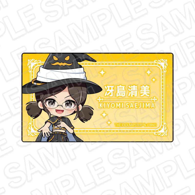 アイドルマスター シンデレラガールズ(偶像大師 灰姑娘女孩) 亞克力姓名徽章 冴島清美 サイバーウィッチ 迷你角色 ver.