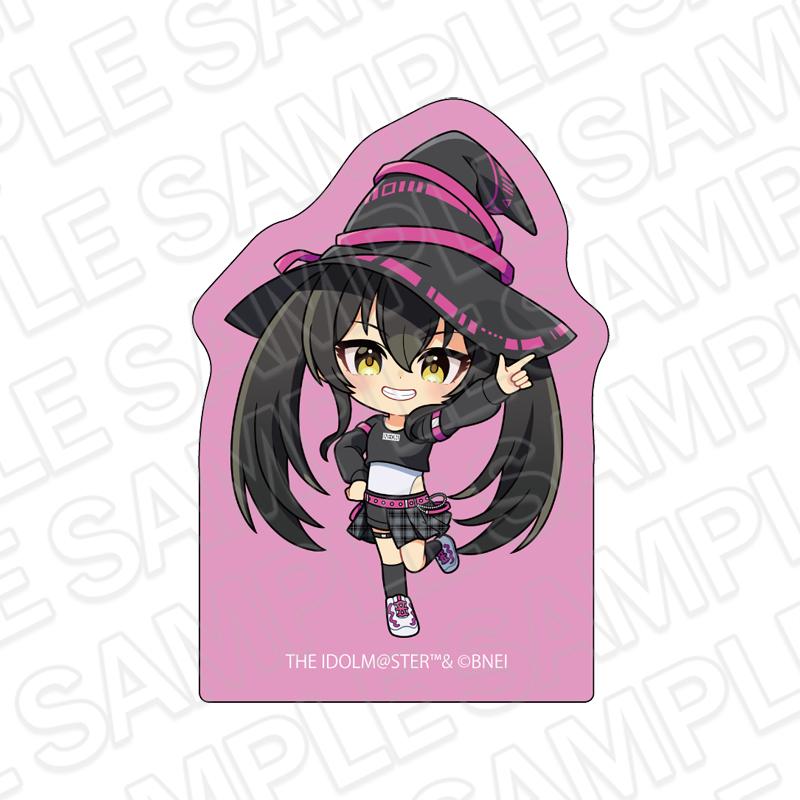 アイドルマスター シンデレラガールズ(偶像大師 灰姑娘女孩) 異形貼紙 的場梨沙 賽博女巫 迷你角色版