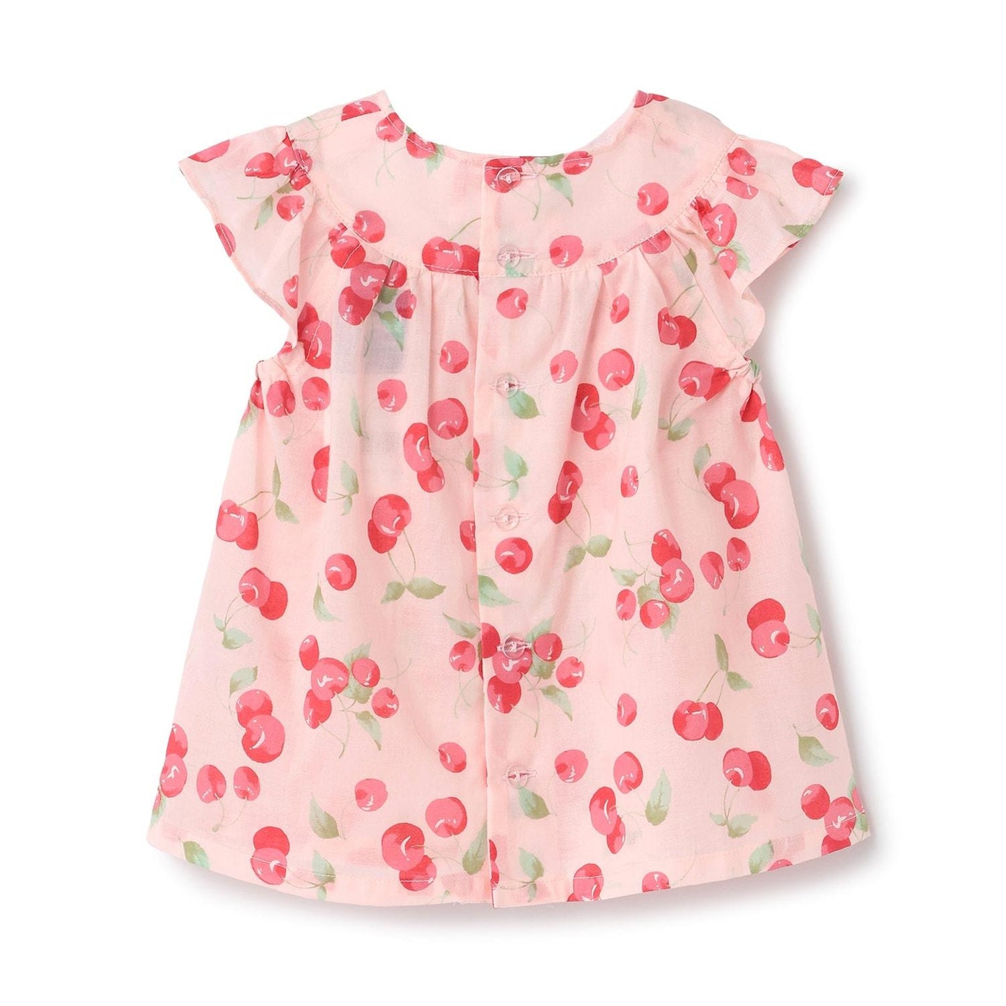 櫻桃印花 罩衫【日本製】