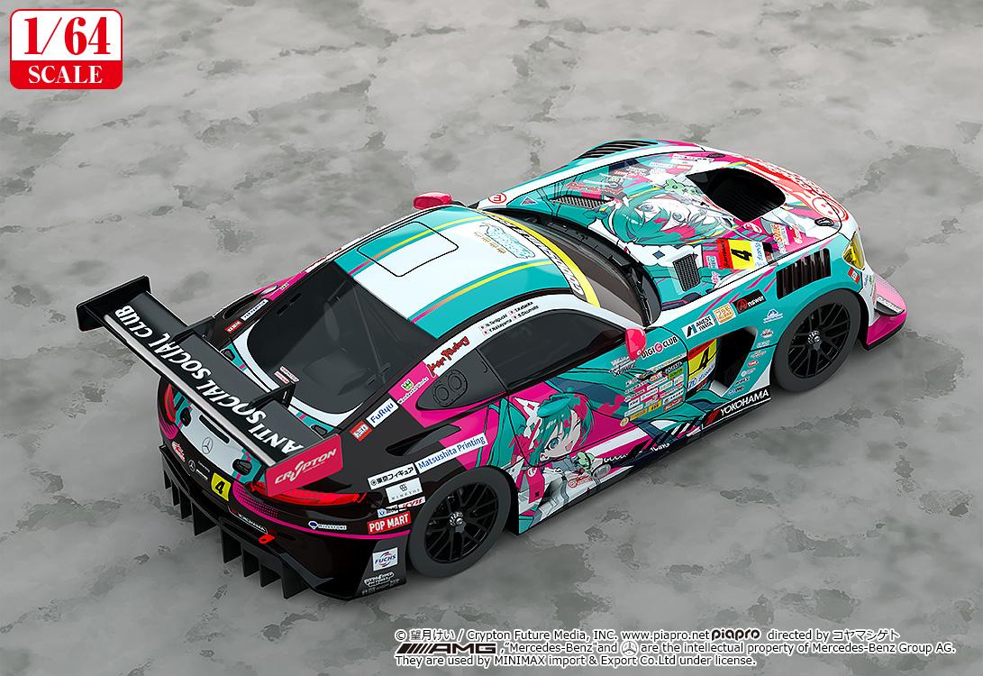 初音ミク(初音未來) GTプロジェクト 1/64 グッドスマイル 初音ミク AMG 2025 Presentation Ver.