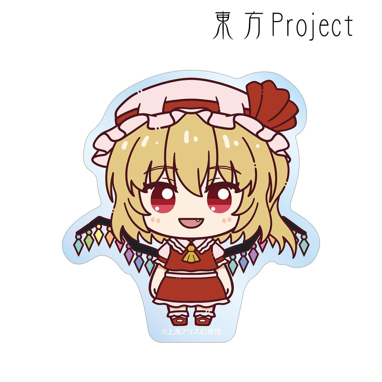 東方Project フランドール・スカーレット ちょこんと! 透明異形貼紙