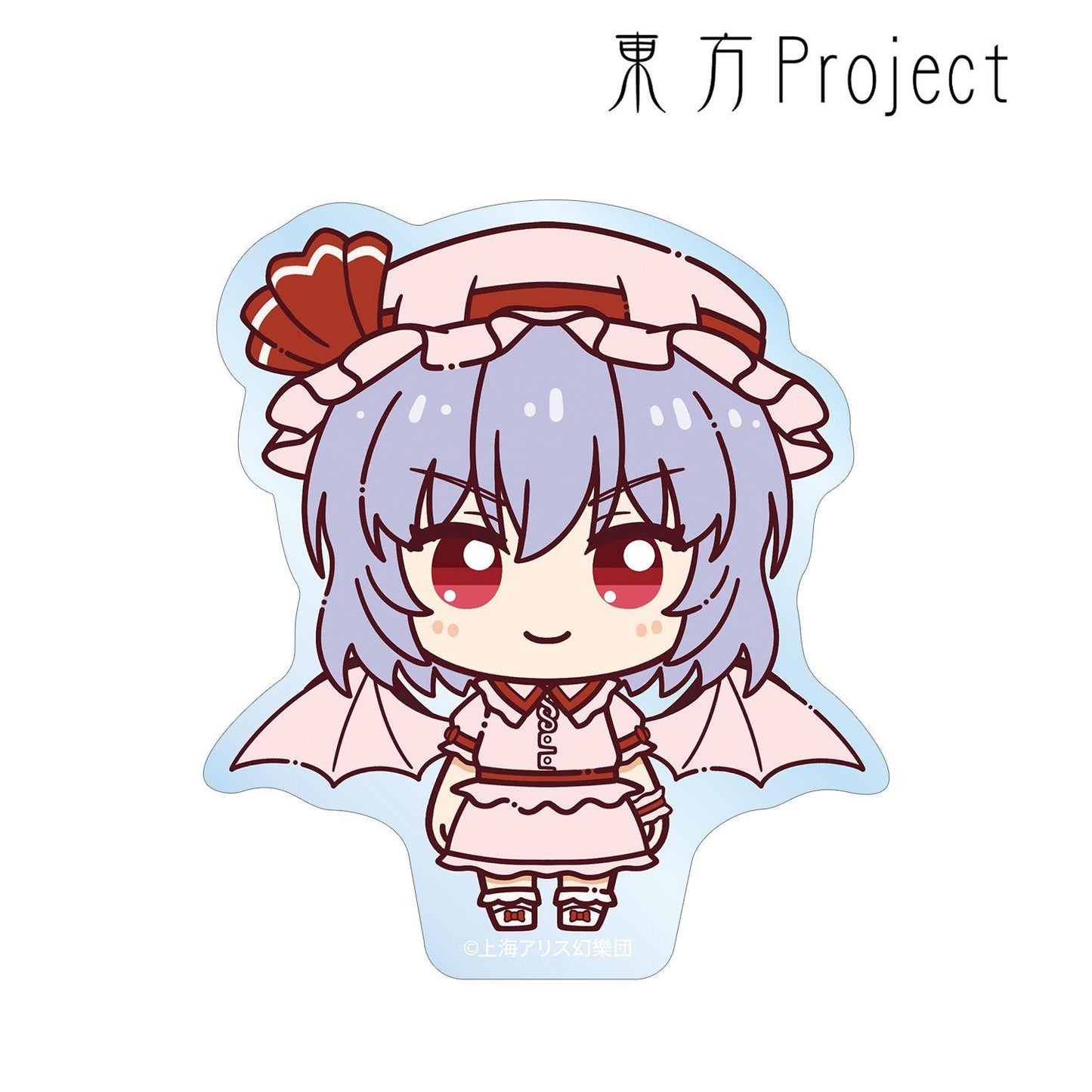 東方Project レミリア・スカーレット ちょこんと! 透明異形貼紙