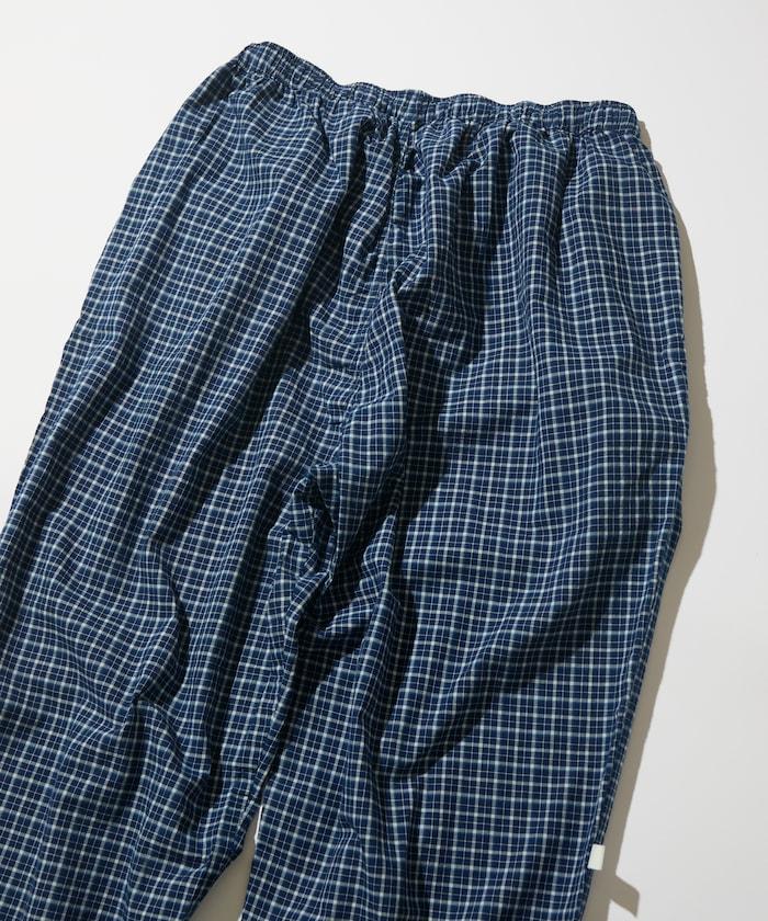 Indigo Madras Check Easy 長褲