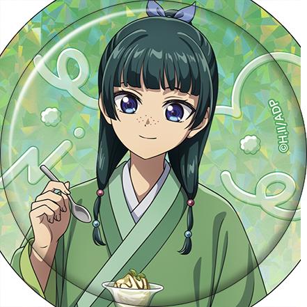 薬屋のひとりごと_ホログラム缶バッジ/猫猫 氷菓