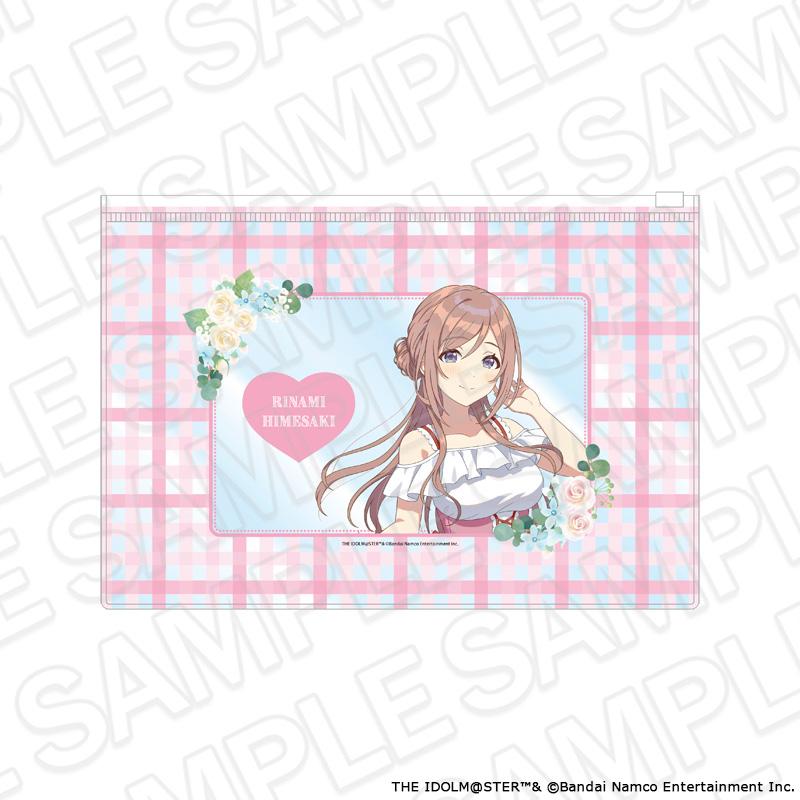 學園アイドルマスター(學園偶像大師) 姫崎莉波 floral dress ver. 透明收納包