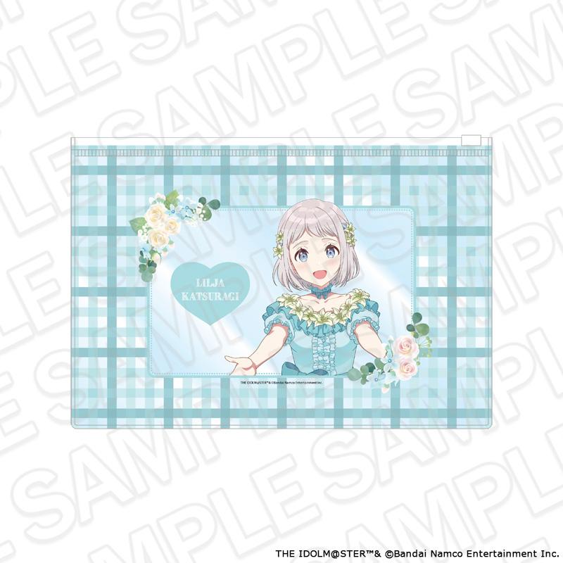 學園アイドルマスター(學園偶像大師) 葛城リーリヤ floral dress ver. 透明收納包