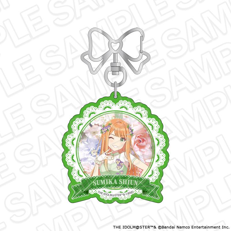學園アイドルマスター(學園偶像大師) 紫雲清夏 floral dress ver. 亞克力鑰匙扣