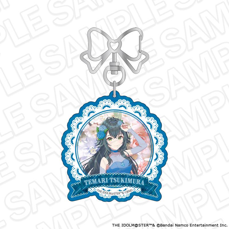 學園アイドルマスター(學園偶像大師) 月村手毬 floral dress ver. 亞克力鑰匙扣