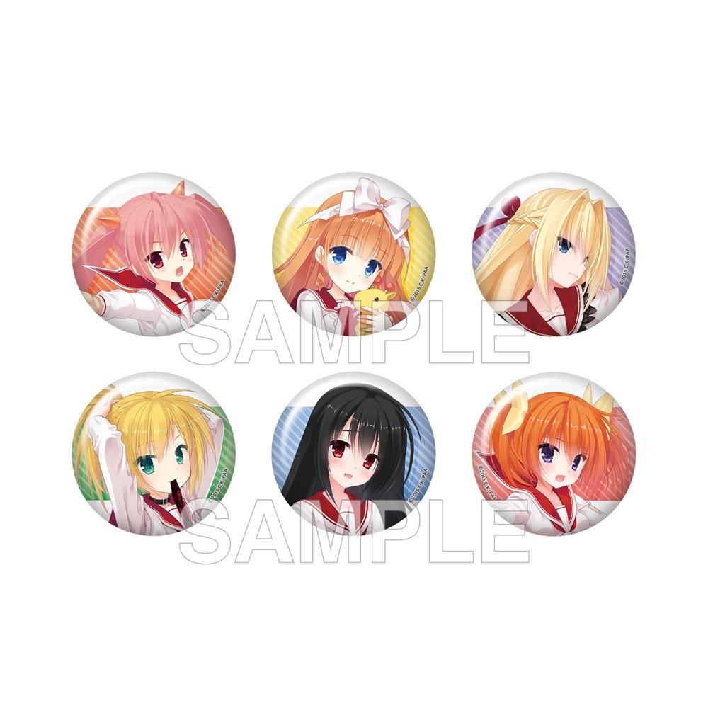 《緋彈的亞里亞》AA トレーディング缶バッジ 系列動畫化15週年紀念 ver. B 【コンプリートBOX/6個入り】