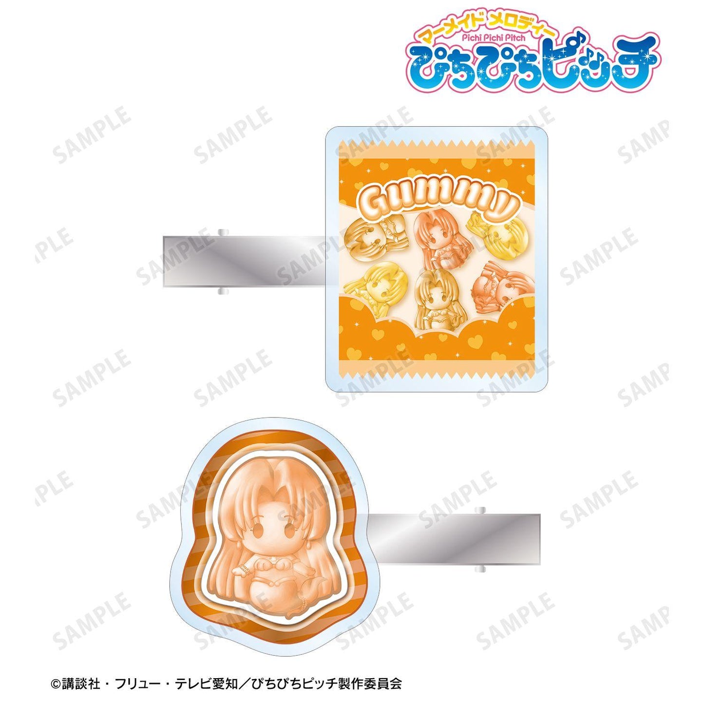 人魚的旋律(唱K小魚仙) petit-sserie 星羅 亞克力髮夾2件套