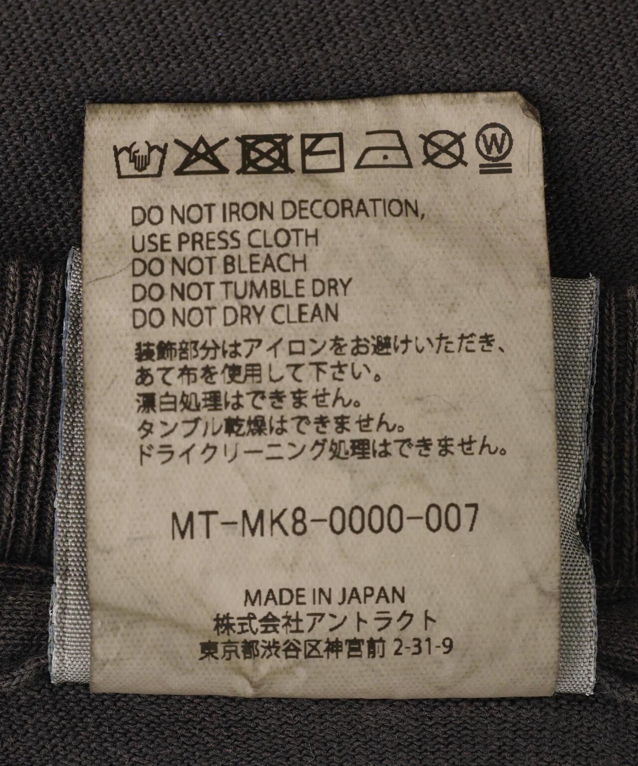 mononoke・made/モノノケ・メイド/SS T-SHIRT/悌/BLACK