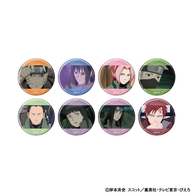 火影忍者-ナルト- 疾風伝 徽章21/套裝1 場景插畫款 全8種 整套出售